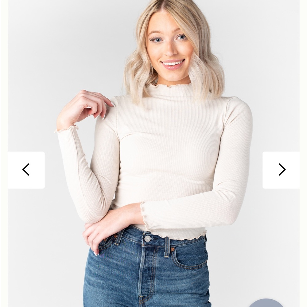 Melody top in Ivory